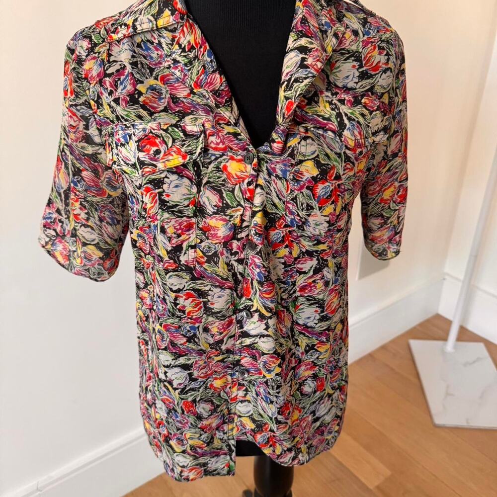 Colorful abstract floral derek lam